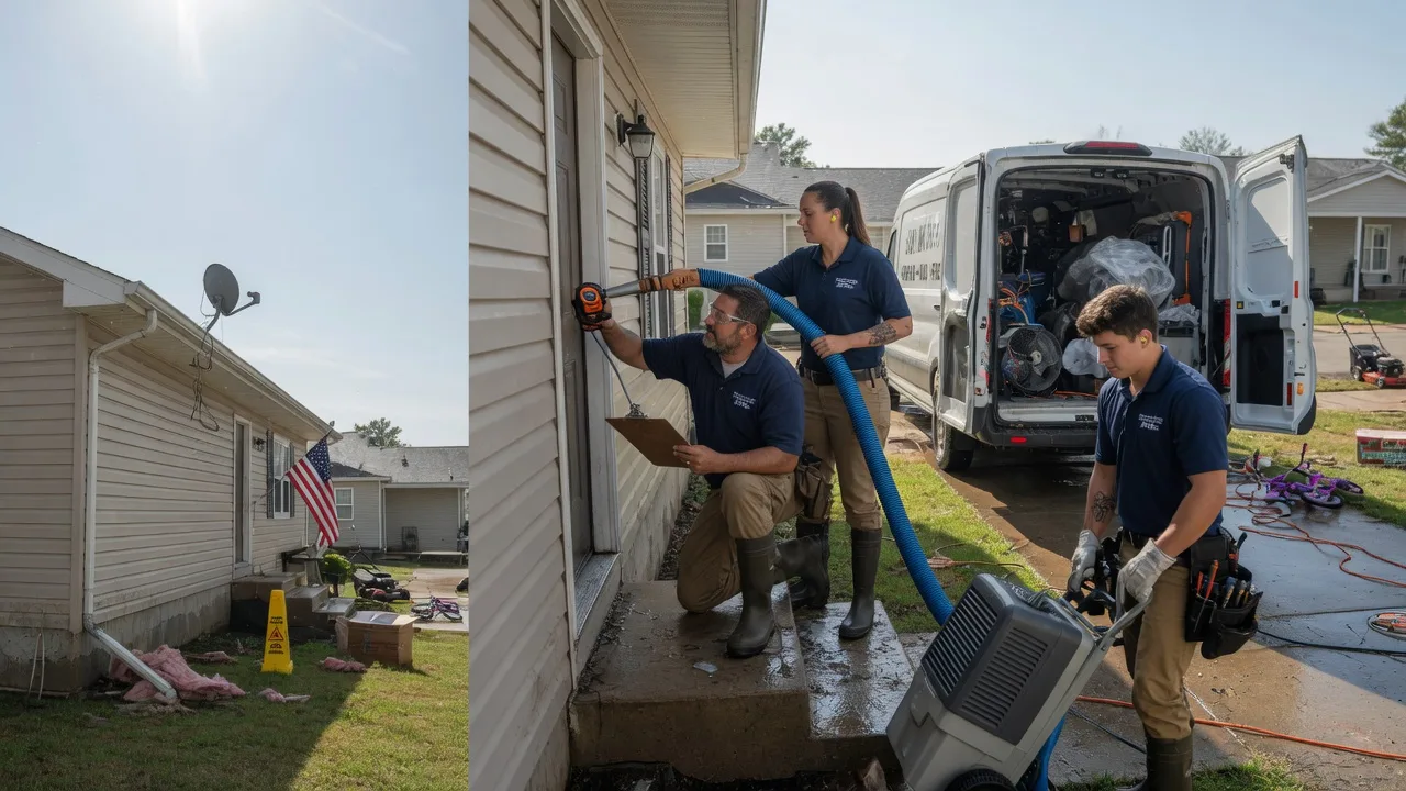 Ceiling Water Damage Restoration in Londonderry, OH near me